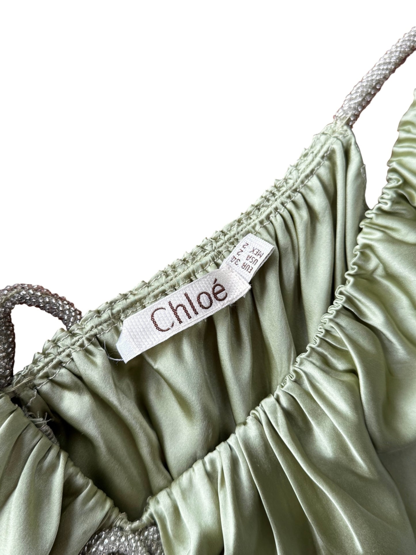 Runway Chloé SS 2005 by Phoebe Philo Silk Dress (US 2)