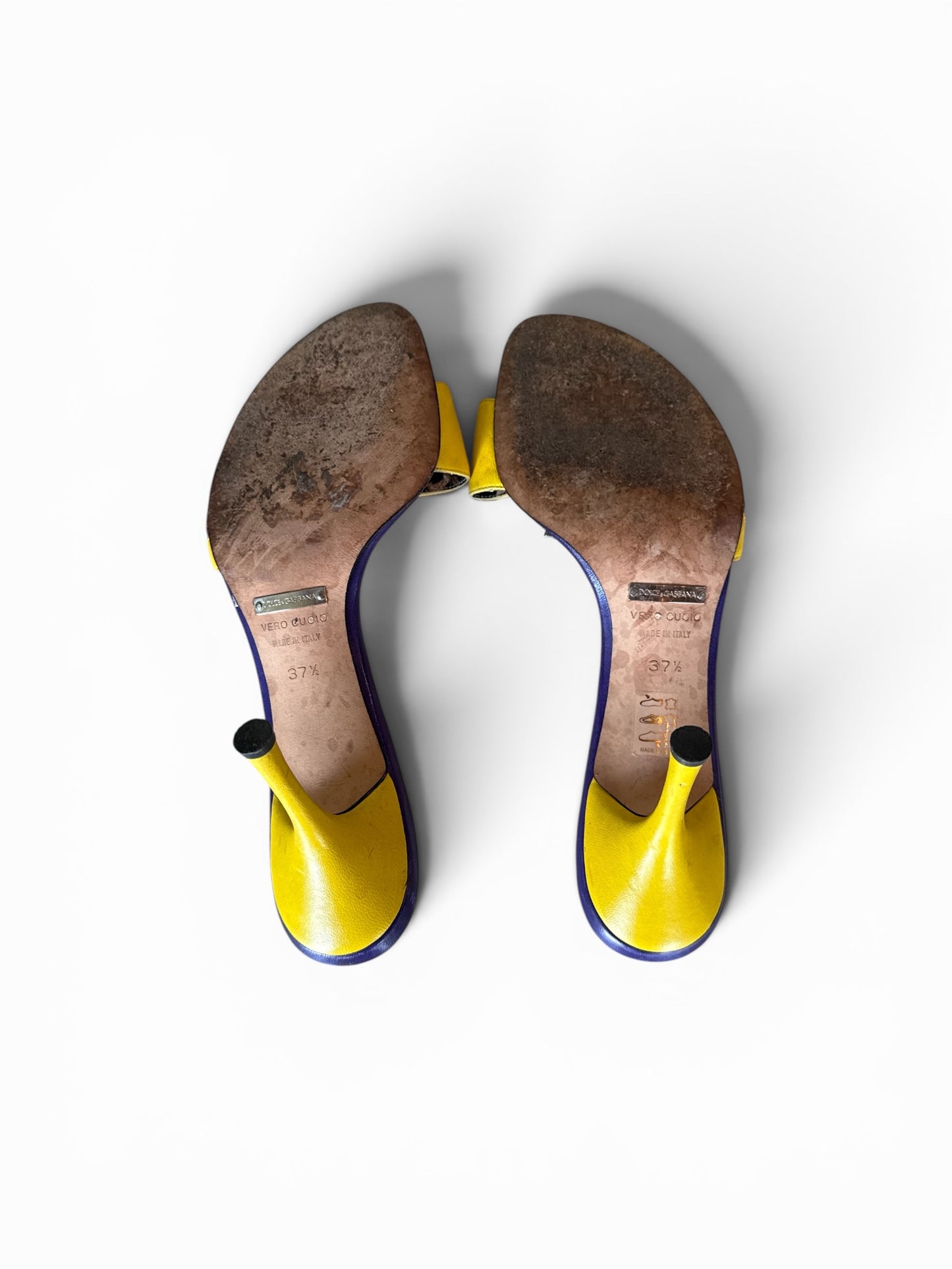 Vintage Dolce & Gabbana “76” sporty zipper mules (IT 37.5, US 7.5)