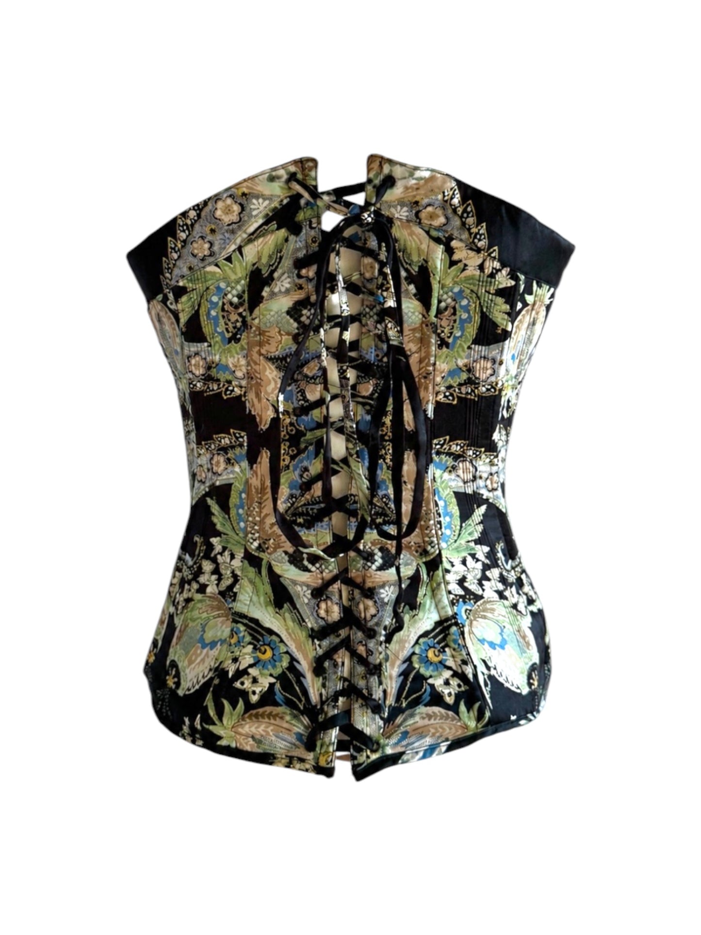 Roberto Cavalli F/W 2004 Silk Corset (Size Small)