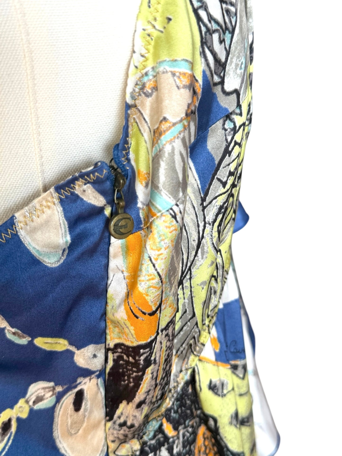 Vintage Cavalli S/S 2004 Silk Dress (IT 46 US 8-10)