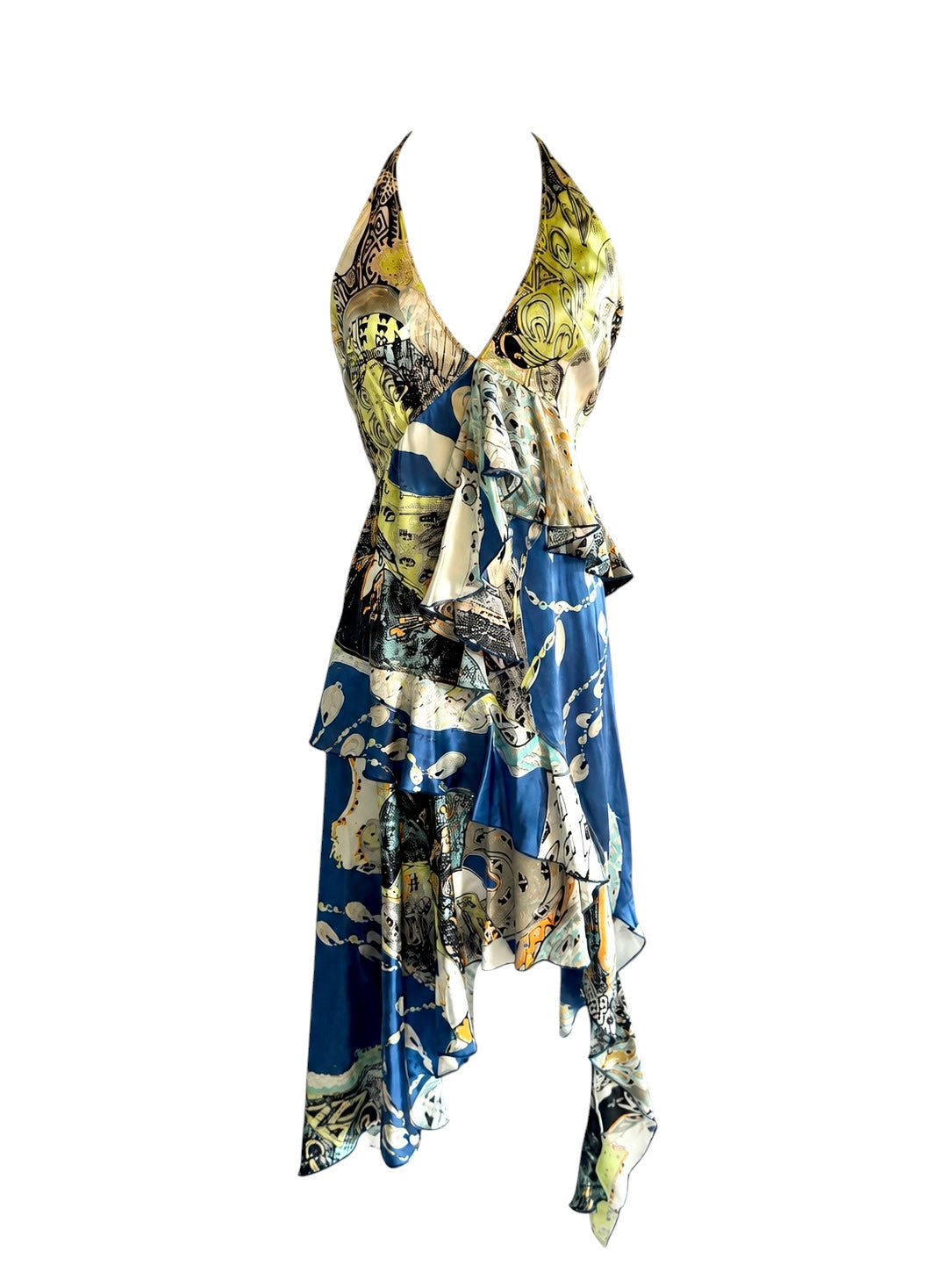 Vintage Cavalli S/S 2004 Silk Dress (IT 46 US 8-10)